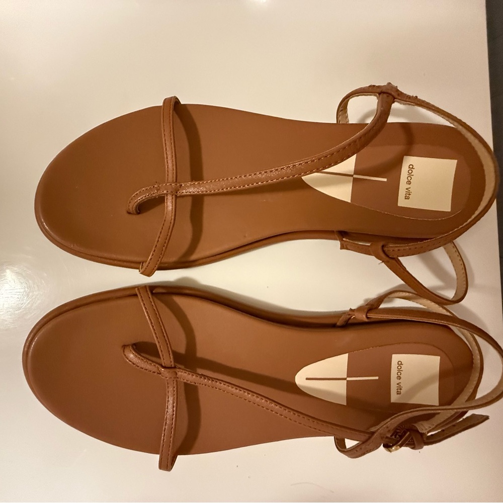 Dolce Vita Tan Strappy Sandals